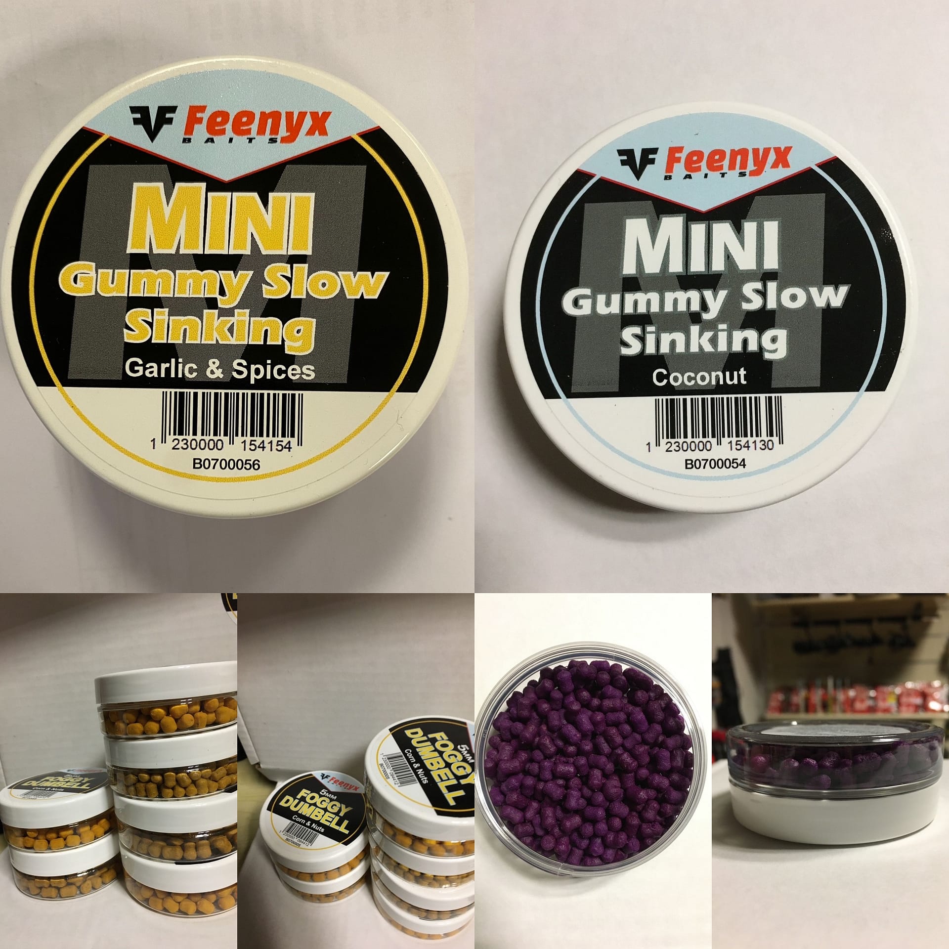 Gummy Slow Sinking Mini FEENYX BAITS Fishing Garage